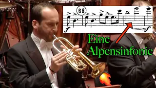 Trumpet Excerpt: Eine Alpensinfonie - Sheet Music