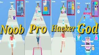 Noob vs Pro vs Hacker।। Doll Designer Gameplay and walkthrough।। All Levels Completed