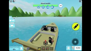 getting golden speed boat in shark bite