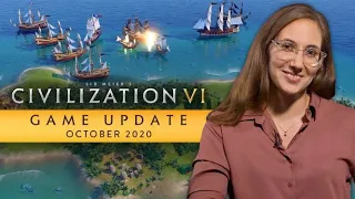 🌎Civilization VI 🏴‍☠️ - Developer Update - Free Game Update #3 - Pirates! - October 2020