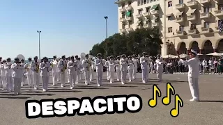 GREEK NAVY BAND PERFORM AMAZING DESPACITO COVER