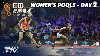 Squash: CIB PSA World Tour Finals 2019-20 - Women's Pools Day 2 Roundup