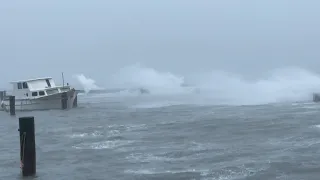 08-22-23 Corpus Chisti, TX - Harold Hammers Marina With Waves - Wind