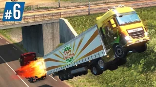 🚛 Euro Truck Simulator 2 - Morons On The Road #6 | Crash Compilation & Funny Moments!