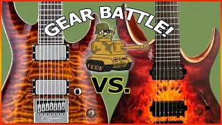 Mayones Hydra vs. ESP LTD KS-7 | Guitar Demo and Comparison "Gear Battle"