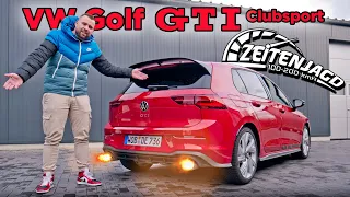 VW Golf 8 GTI Clubsport – 2.0 Liter Turbo mit 300PS und Akrapovič  – Zeitenjagd + Soundcheck! 4K