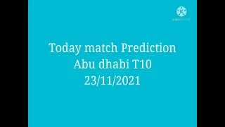 Northern vs Deccan Abu Dhabi T10  Match Prediction 23/11/2021