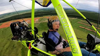 TRIKE ÍCAROS SOLO VOO A 1.000 ft