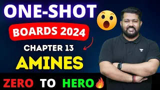 Amines | Full Chapter in One Shot | Class 12 Chemistry Chapter 12 | Bharat Panchal | Boards 2024