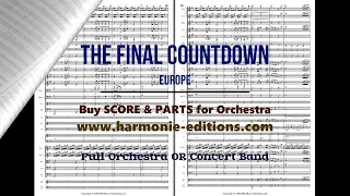 The Final Countdown by the London Symphony Orchestra with Score, sheetmusic and Videoscore (Europe)