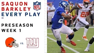 Every Saquon Barkley Play in NFL Debut vs. Browns