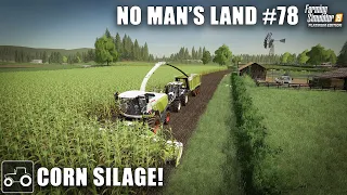 Choping Corn For Silage & Making Bio Diesel, No Man's Land #78 Farming Simulator 19 Timelapse