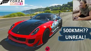 Fastest Car Ferrari 599xx Evolution Forza Horizon 4 Gameplay w/Tunes