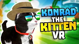 CRAZY VR KITTEN SIMULATOR! - Konrad the Kitten VR Game - VR HTC Vive Gameplay