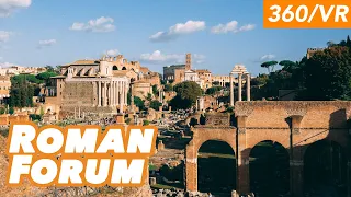 Italy's Ancient Roman Forum (360/VR Tour)