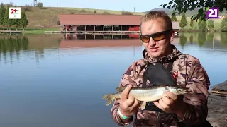 Карпатське рибалля / Ловля щуки на озері в селі Кленовець