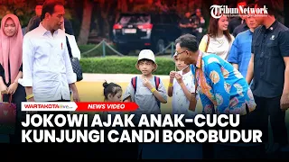 Momen Presiden Jokowi Ajak Anak Cucu Kunjungi Candi Borobudur di Akhir Pekan