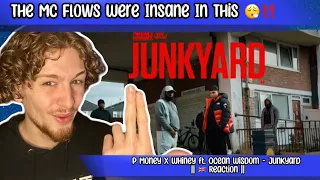 P Money X Whiney ft. Ocean Wisdom - Junkyard || Reaction || These Two Go Too Hard Together 💯‼️