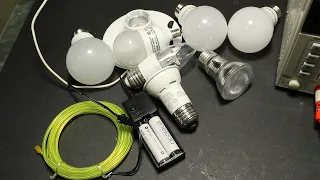 Trying to Light LED Bulbs With Electroluminescent Wire Power Supply