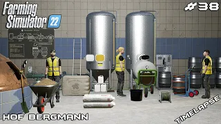 Full BEER PRODUCTION from MALT to BEER in KEGS | Hof Bergmann | Farming Simulator 22 | Episode 38