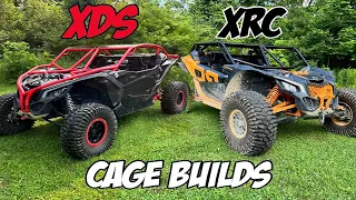 2020 Can Am X3 XRC and 2023 Can Am X3 XDS CUSTOM CAGE BUILDS | Shop Update