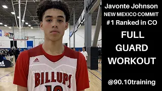 New Mexico University Commit - Javonte Johnson, #1 Ranked Player in CO. ELITE SHOOTING GUARD WORKOUT