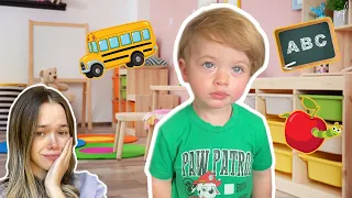 Max's First Day Of School | I Was More Scared Than He Was 🙈