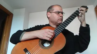 Gavotte II from Cello Suite No.6 by J.S. Bach - Easy Classical Guitar Recital by Benjamin Verdery