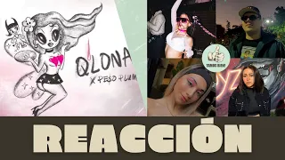 🇦🇷🇲🇽🇨🇴 [REACCION] KAROL G, Peso Pluma - QLONA (Visualizer) | Con Jus, Emiluv, Ludmi y Cunco