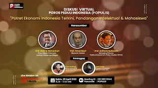 Diskusi Virtual Poros Peduli Indonesia (POPULIS) Bersama Tokoh Intektual & Aktivis BEM