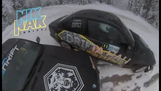 Winter drifting with NikNak in a missile base