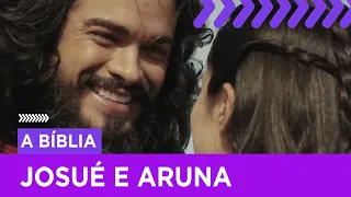 Josué declara-se e beija Aruna numa cena emocionante