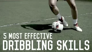 5 Most Effective Moves To Beat a Defender | Easy Dribbling Skills Tutorial For Footballers