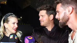 Michael Bublé acompañó a Luisana Lopilato al estreno de "Casados con hijos": "Ella es mi heroína"