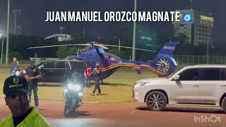 Baja Del Helicóptero LUIS  MIGUEL a Despedirse de Sus Fans de Santo Domingo RD 18 01 2024