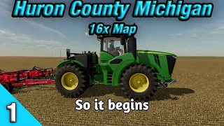 New Beginnings - Huron County Michigan 16x Map - FS22 - Episode 1