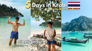 KRABI THAILAND travel vlog🇹🇭: 5 days at Koh Lanta & Aonang (snorkeling, island hopping & thai food!)