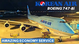 KOREAN AIR BOEING 747-8i (ECONOMY) | Seoul - Honolulu