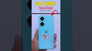 Top 4 Secret Tricks of OnePlus Nord CE 3 5G📱🔥