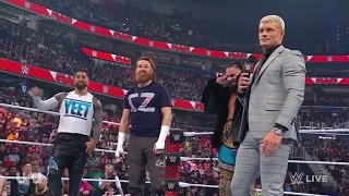 The Judgment Day Confronts Cody Rhodes, Seth Rollins, Jey Uso, and Sami Zayn - WWE RAW 11/13/2023