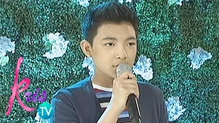 Kris TV: Darren Espanto sings 'When You Believe'