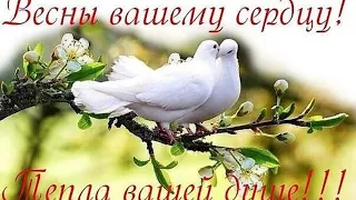 Доброе утро! 🌸Я вас прошу: "Почувствуйте весну!".🌸Good morning🌸