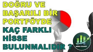 BAŞARILI BİR PORTFÖY İÇİN KAÇ FARKLI HİSSE BULUNDURMALIYIZ ?