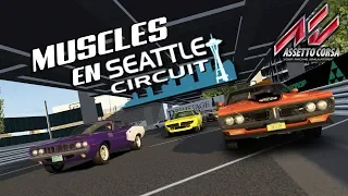 GRAN TURISMO 2 PERO ES ASSETTO CORSA (Muscle Cars + Seattle Circuit) | Mod PC