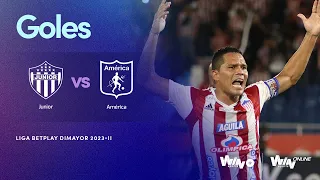 Junior vs. América (goles) | Liga BetPlay Dimayor 2023- 2 | Fecha 7
