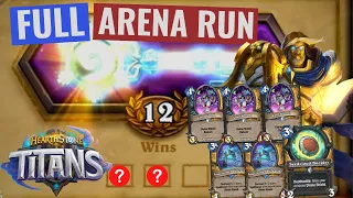 INFINITE DIVINE SHIELDS!!! 12 Win Paladin Arena - Hearthstone TITANS Mini-Set