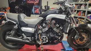 Yamaha Vmax 1200, uruchomienie po kilku latach postoju.