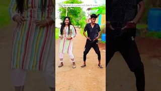 Rathai manathil remix kutthu song couple dance 💯🤣 @santhiyascollections9622 #kalaipraga #trending