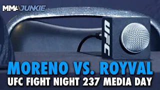 UFC Fight Night 237: Moreno vs. Royval Media Day Live Stream