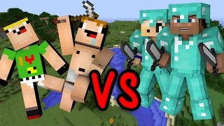 Noobs Vs. Pros - Minecraft